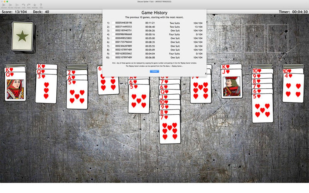 Spider solitaire for free for macs