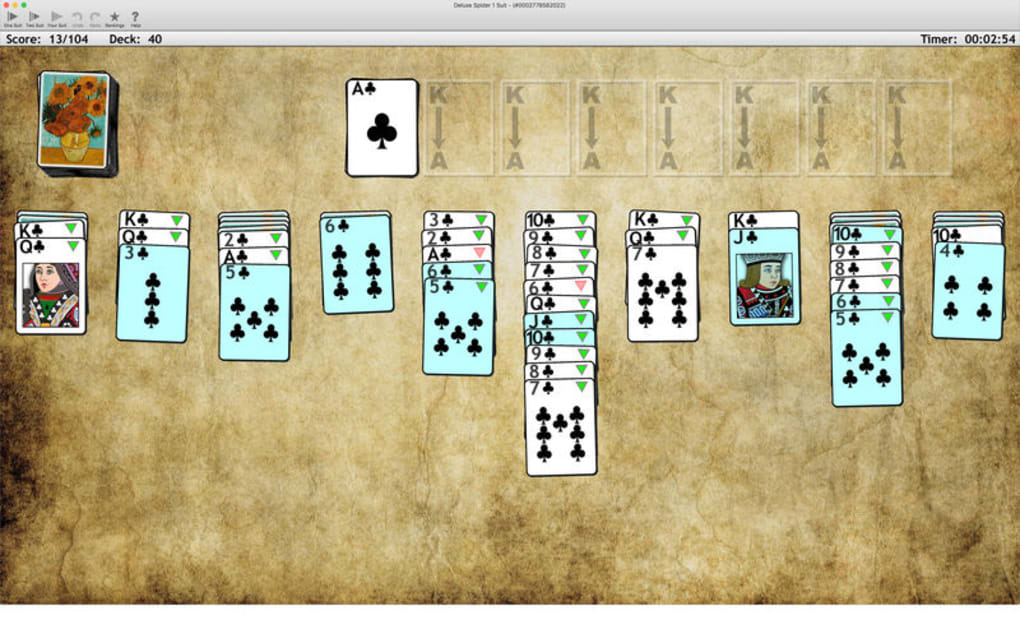 free spider solitaire for mac computer