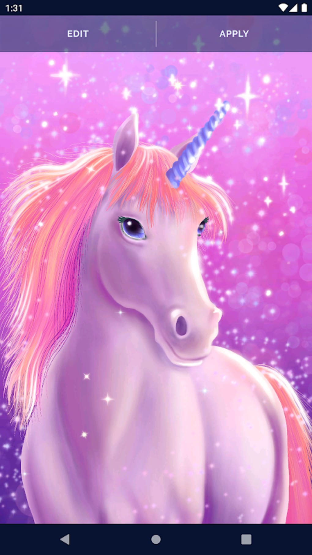 Unicorn Fantasy Live Wallpaper cho Android - Tải về