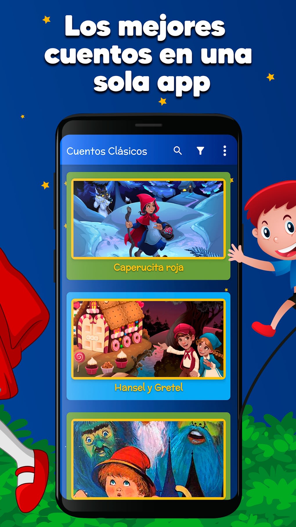 Las mejores aplicaciones Android para leer cuentos infantiles