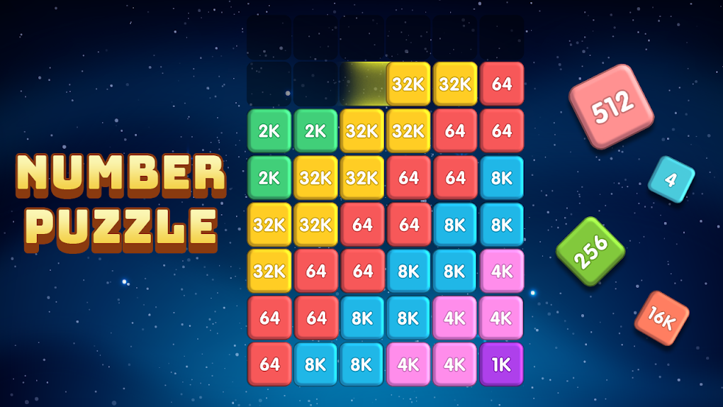 Download Merge block-2048 puzzle game android on PC