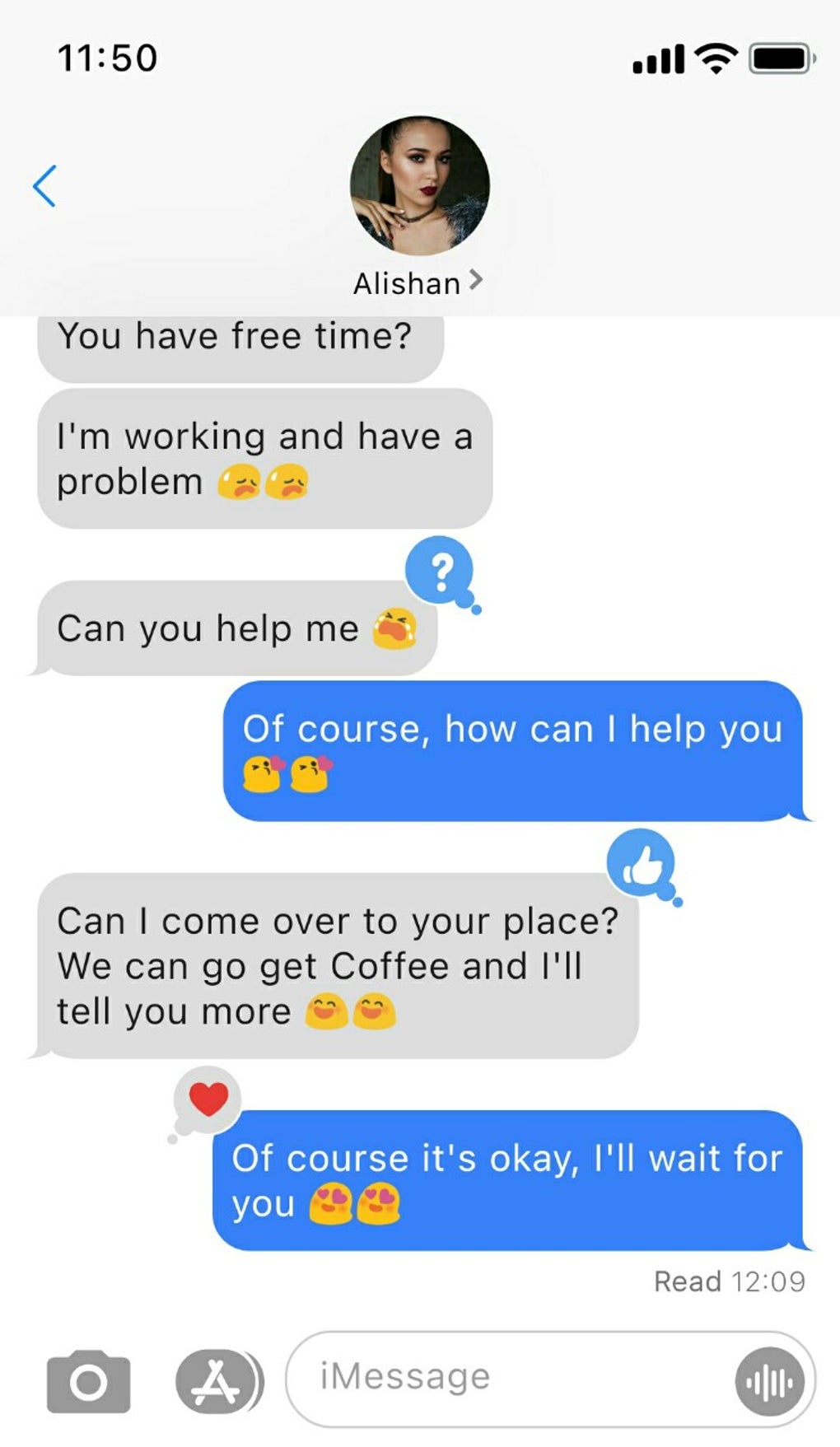 fake text message app