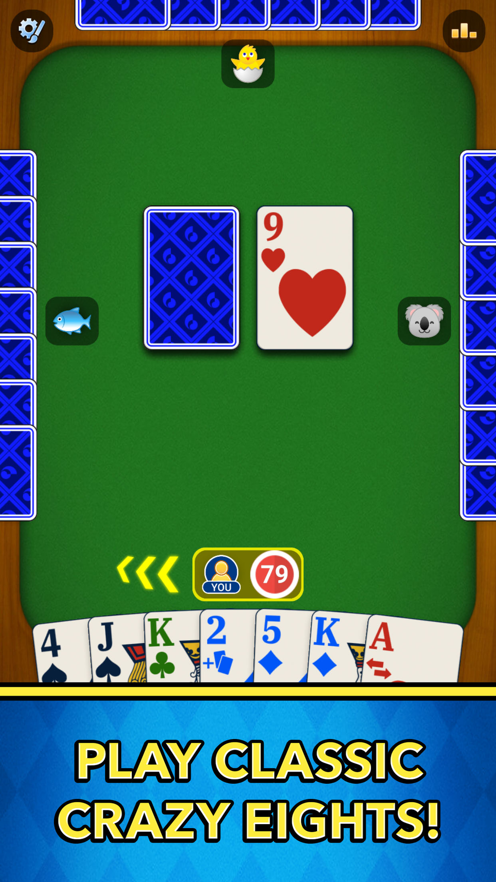 Crazy Eights Card Games For IPhone 