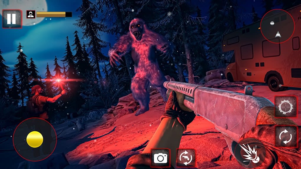 Yeti Monster Hunting Apk Download for Android- Latest version 1.2.9-  com.tryfoot.finding.yeti.nest