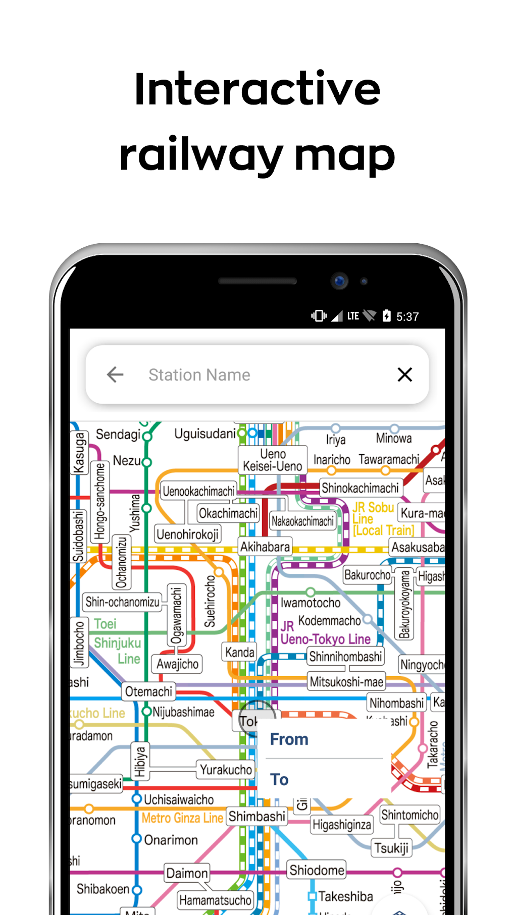 Japan Travel Route Map Gui Android 