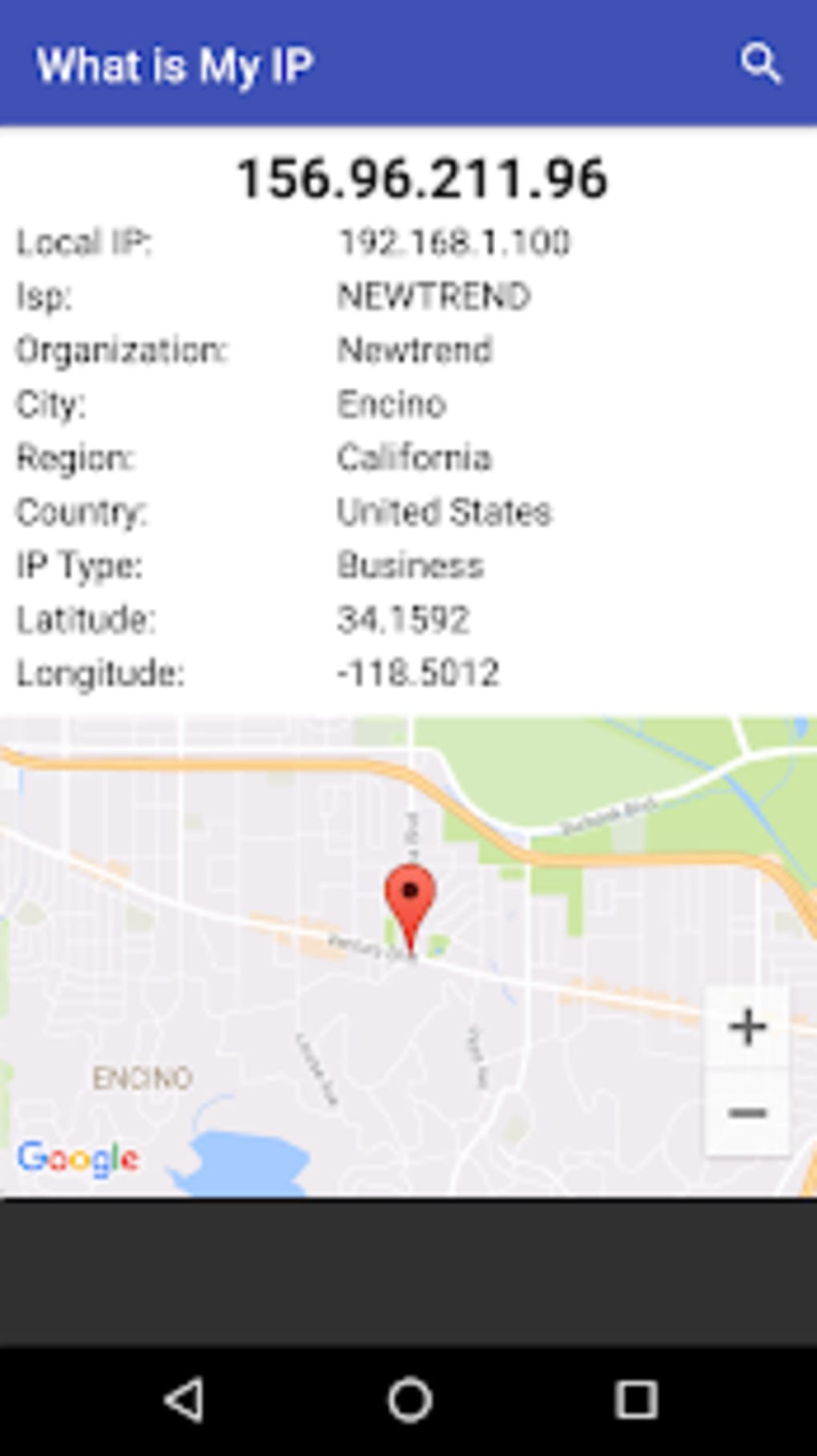 Find Ip Address Location Screenshot 
