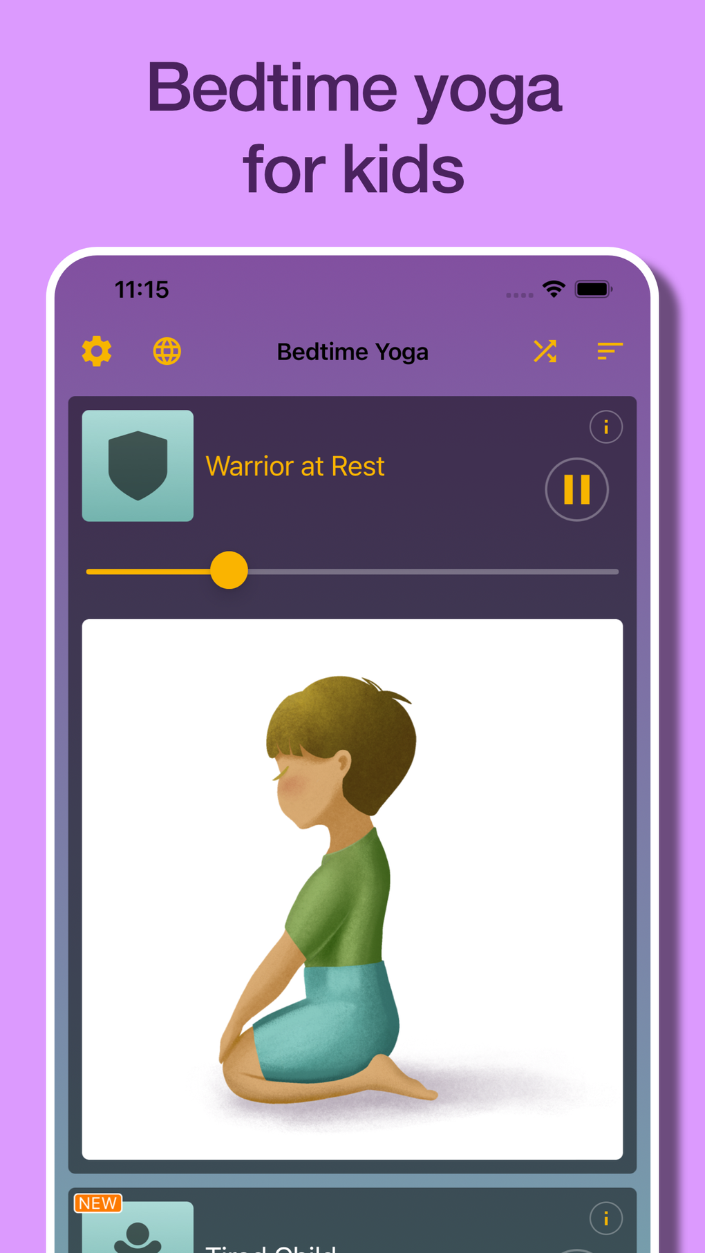 Yoga for kids sleep Meditation для iPhone — Скачать