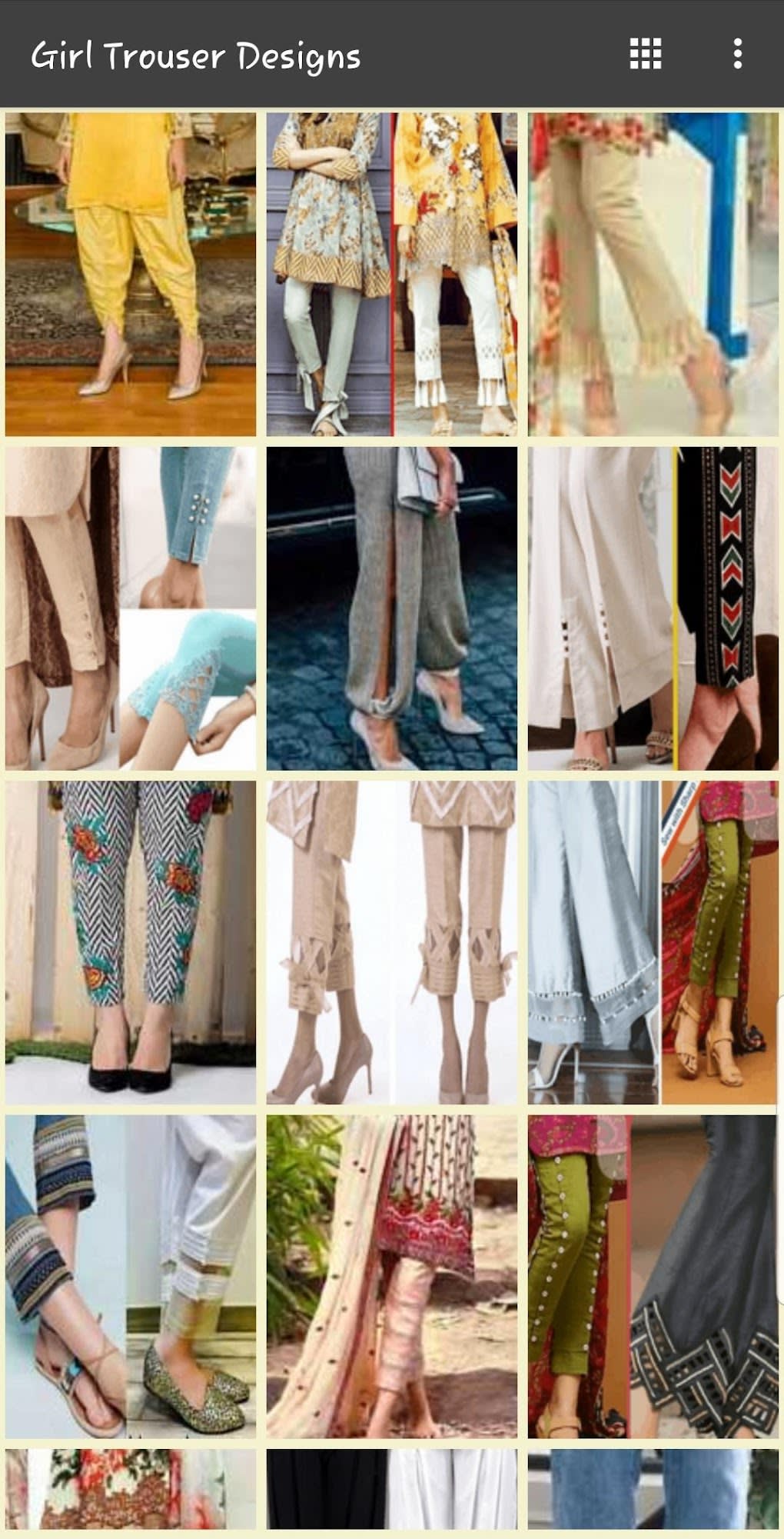 Latest women trouser designs for 2023 on Sale. Buy online ladies trousers,  shalwars, pants