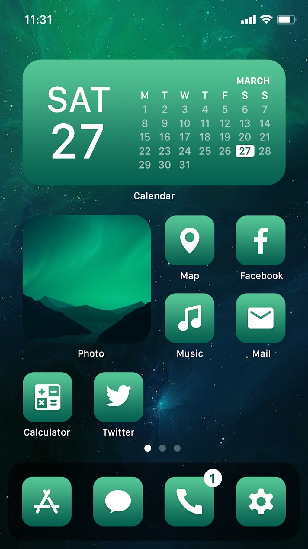 Wow Green Theme Full HD Theme для Android — Скачать