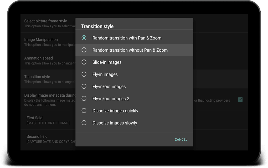 Select Transition. Varies with device для Android varies with device+. Android Media Player UI. Google Media Player. Vimu player андроид