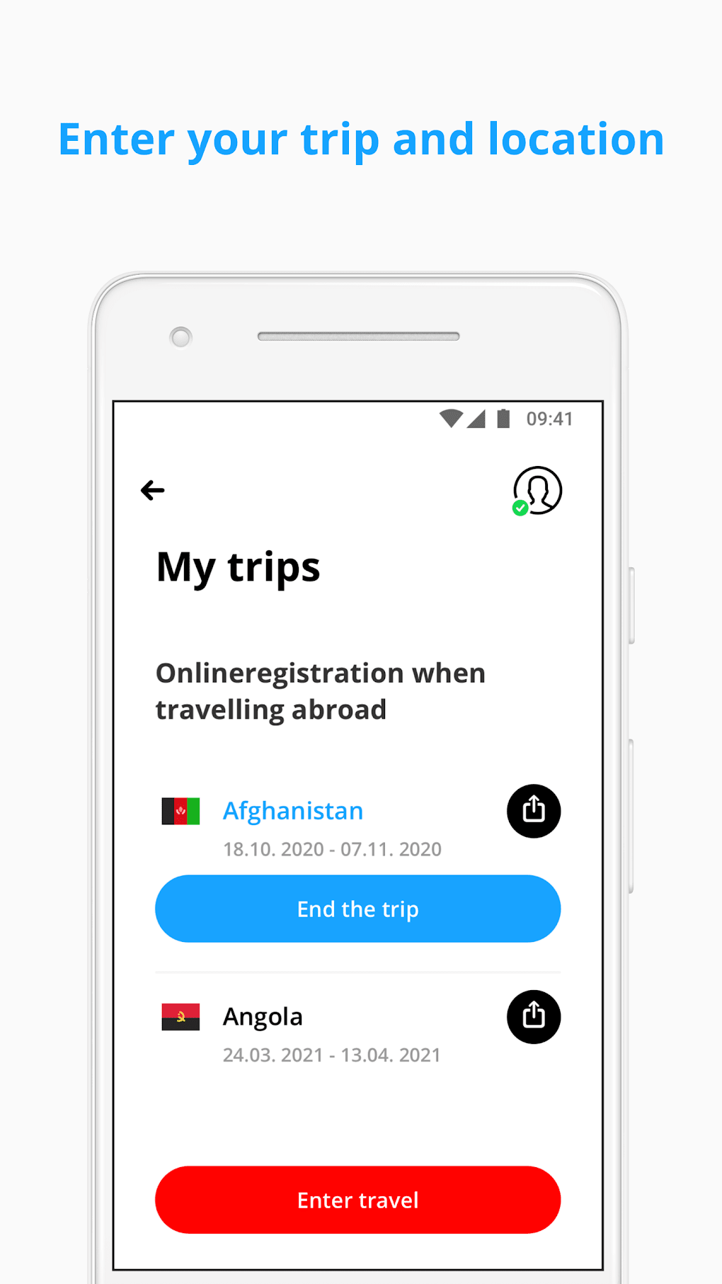 admin travel app