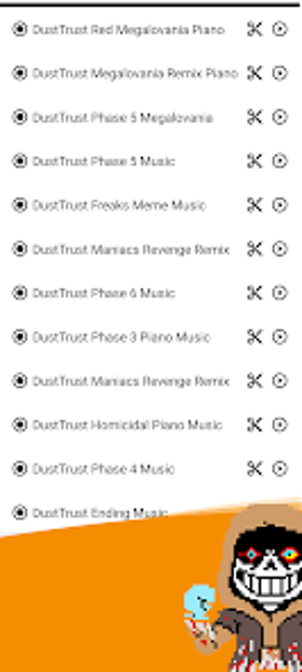 Dust Sans Music Ringtone - Apps on Google Play