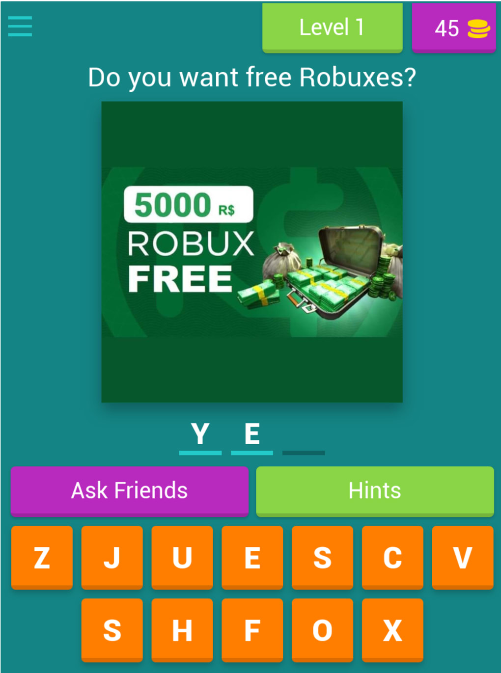 5000 Robux para Android - Download