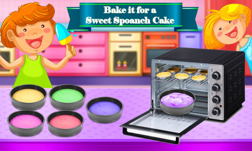 Cooking Kids Box. Cake maker turns. Sweet fora