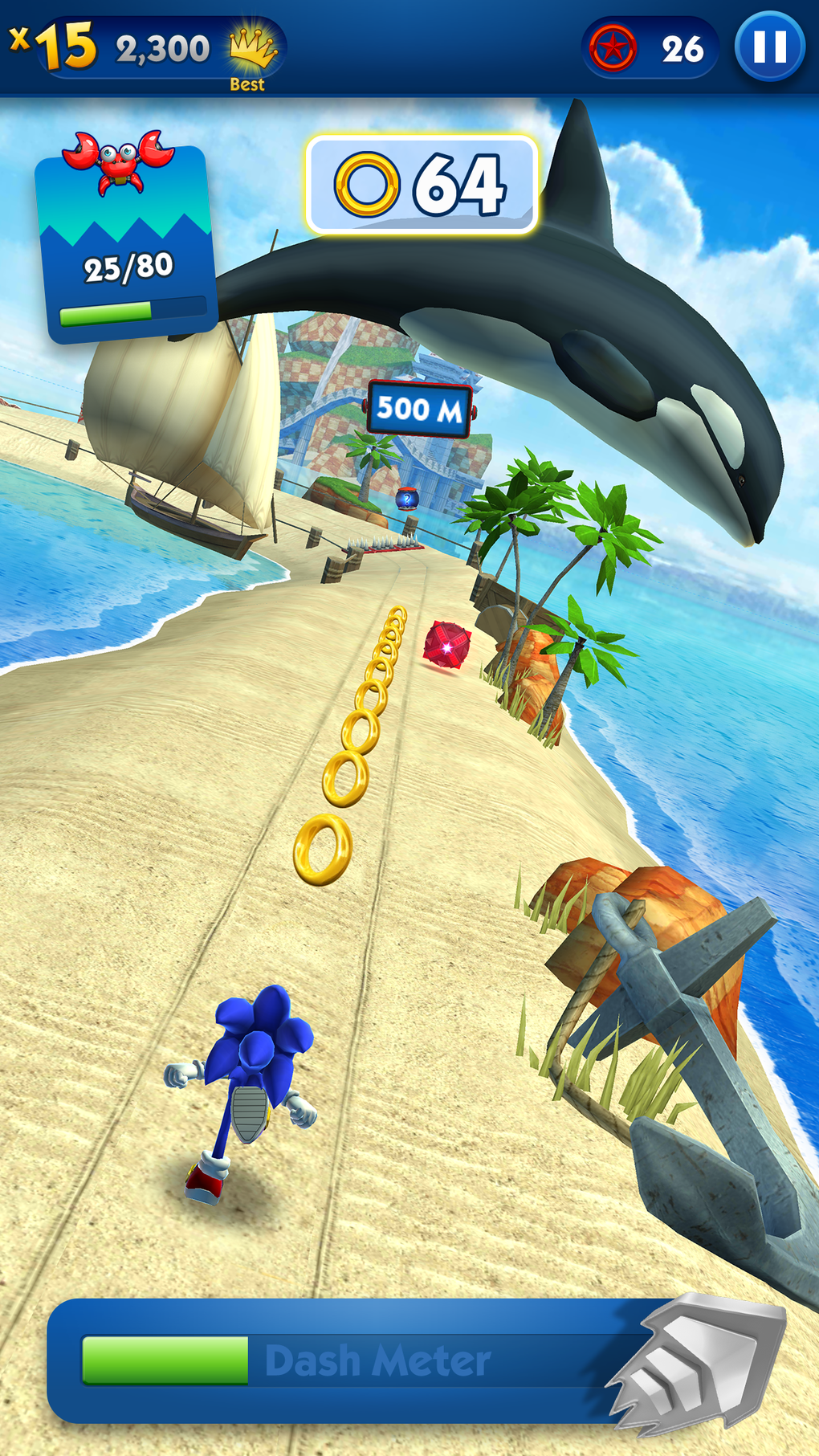 Sonic Dash для iPhone — Скачать