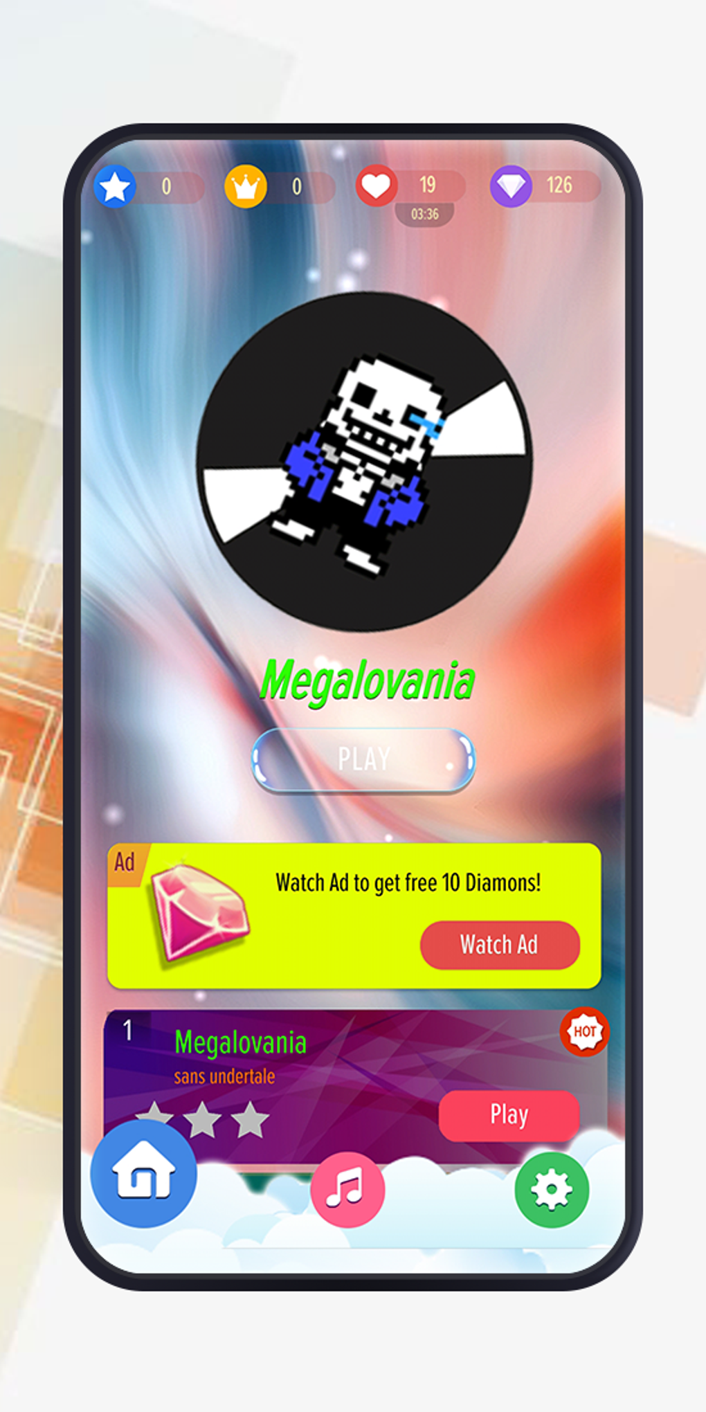 Piano Tap for Megalovania Sans Undertale Game для Android — Скачать