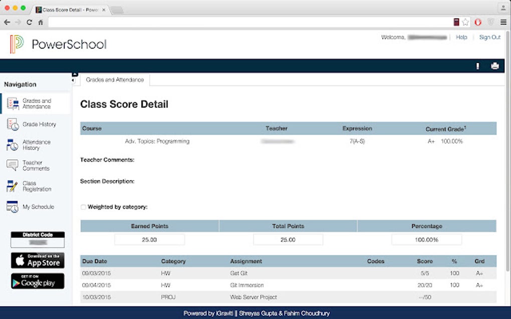Cherry Creek Schools Powerschool Calculator for Google Chrome