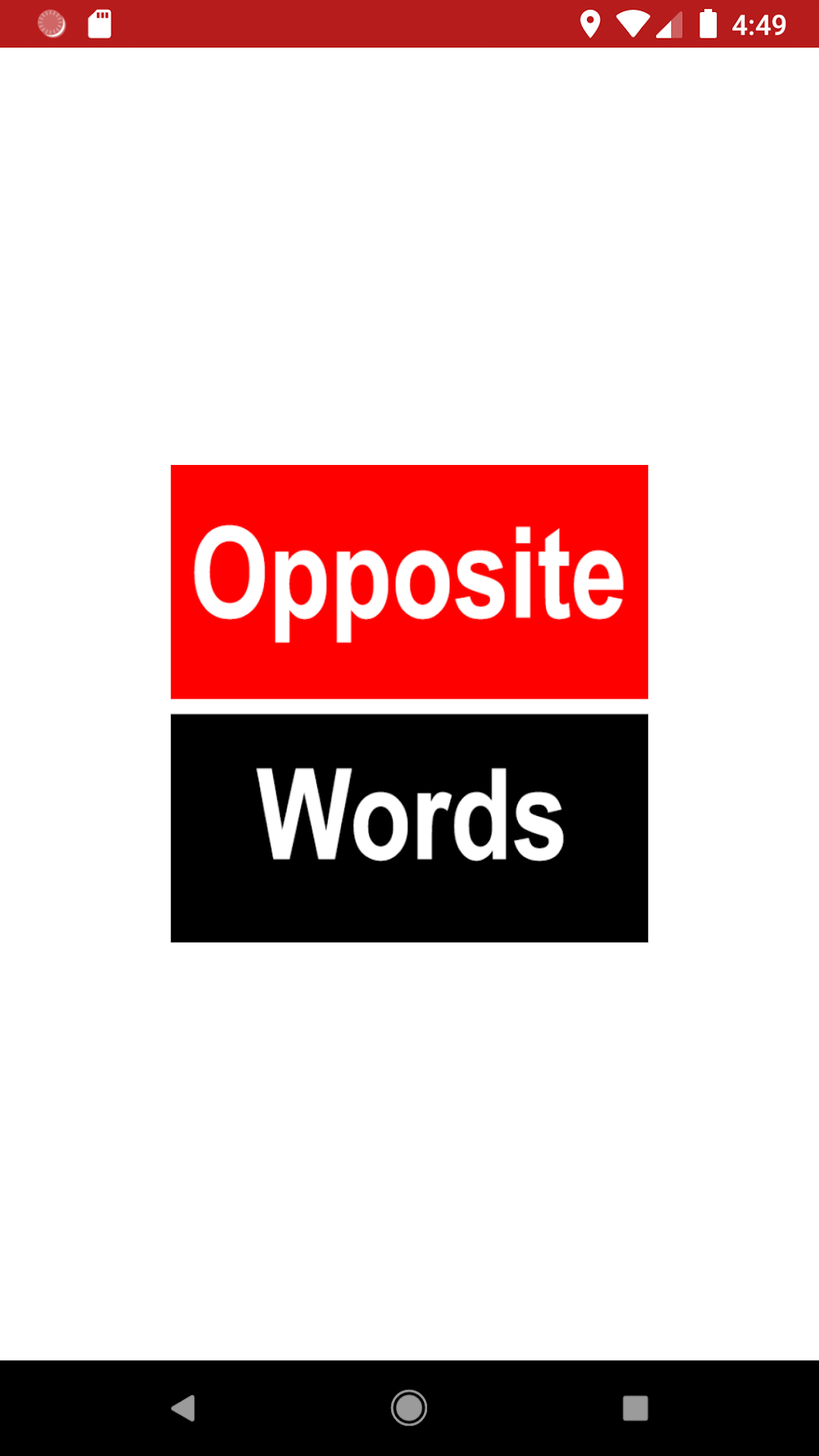 Opposite Words List Common Words APK Android 