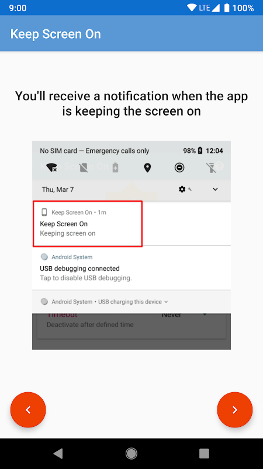 Keep Screen On - Screen Timeout APK для Android — Скачать