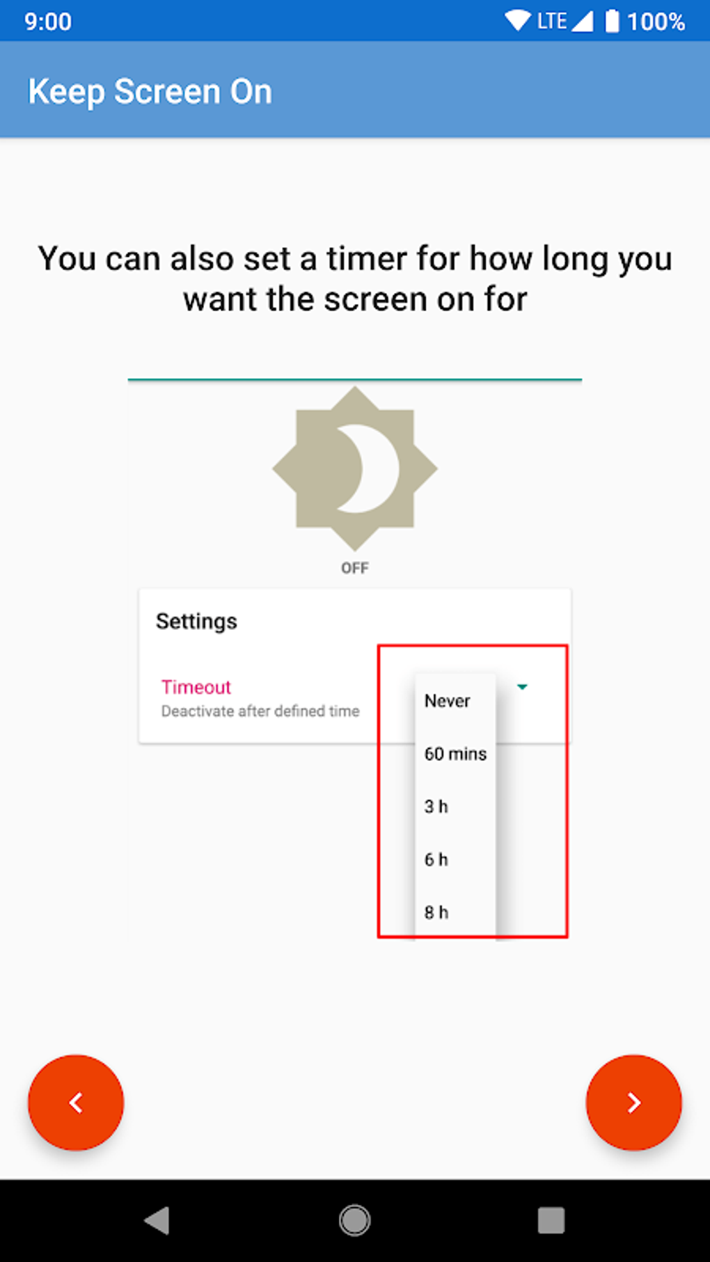 Keep Screen On - Screen Timeout APK для Android — Скачать