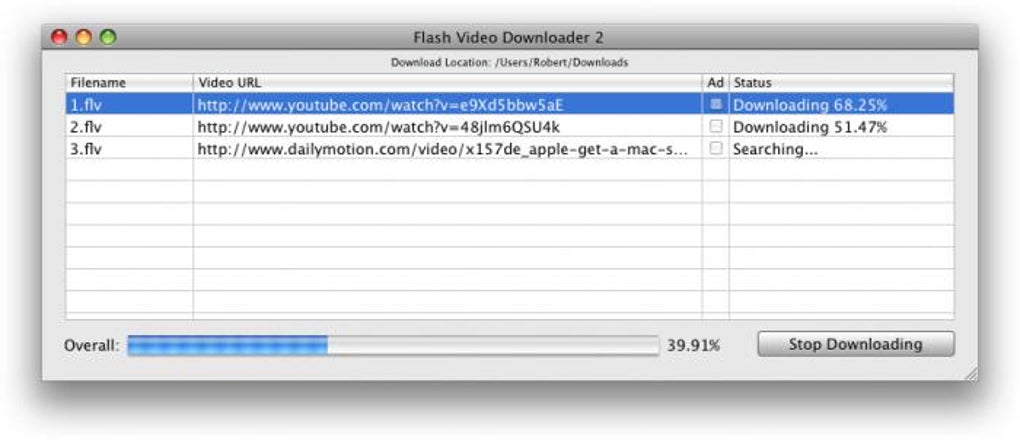 flash downloader that works with youtube for mac