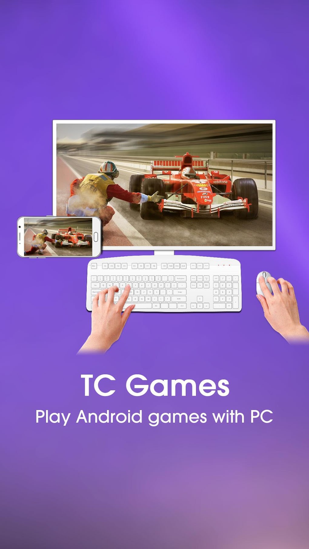 Site oficial da TC Games, jogos para PC para dispositivos móveis,  espelhamento de tela para PC