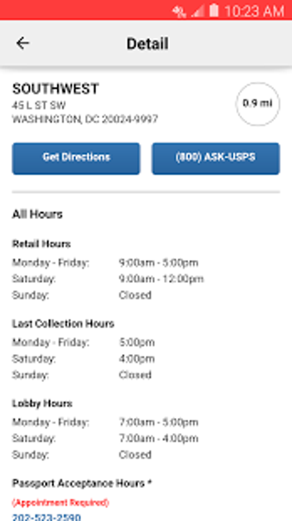 usps mobile app