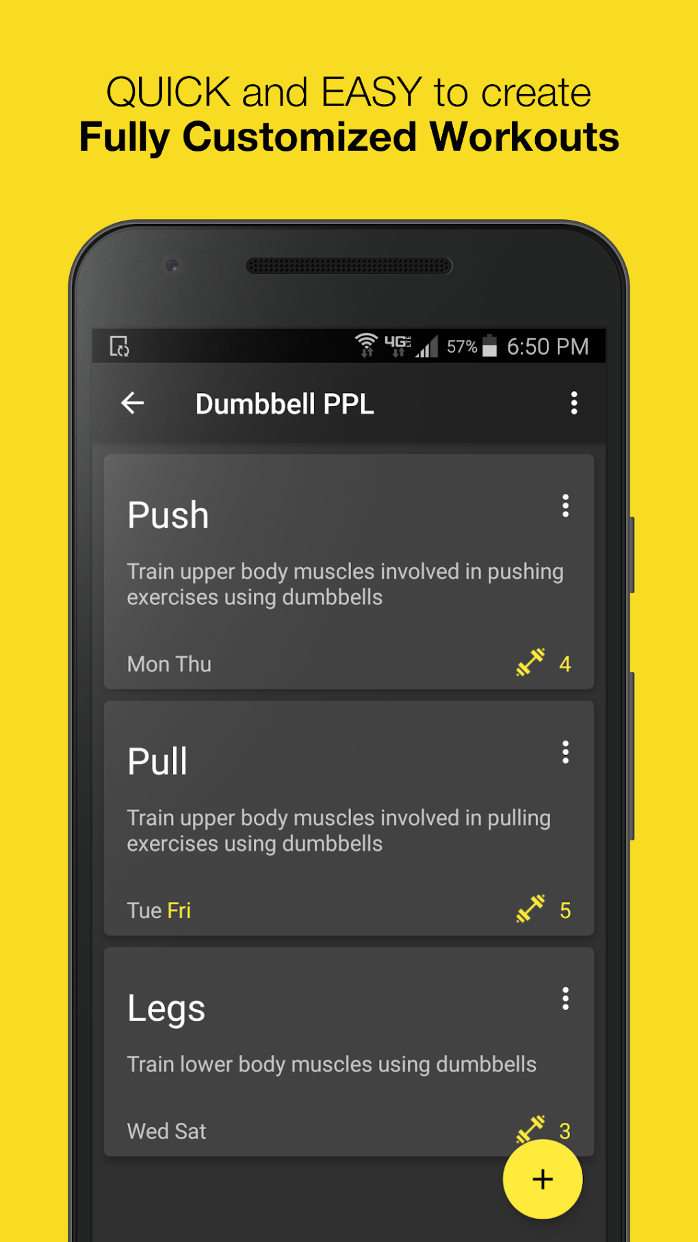 My Work in Progress - Gym Log for Android - Free App Download