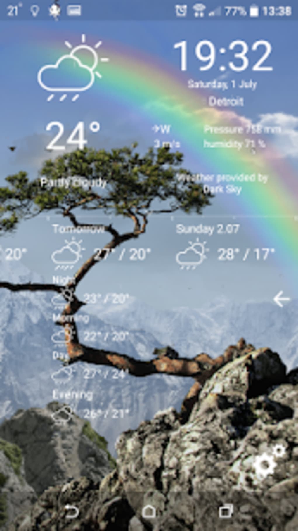 Realistic Weather All Seasons Live Wallpaper APK cho Android - Tải về