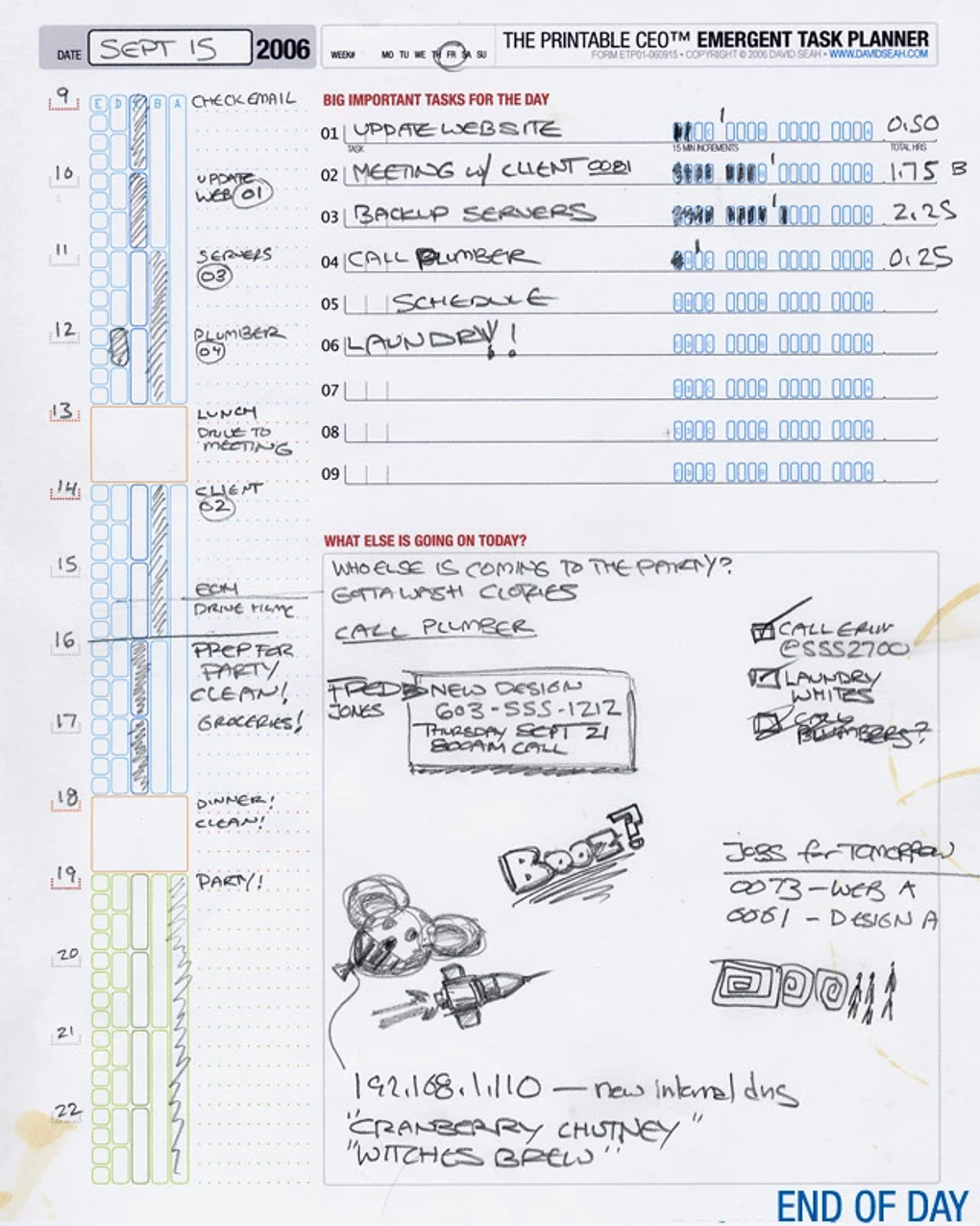 emergent task planner