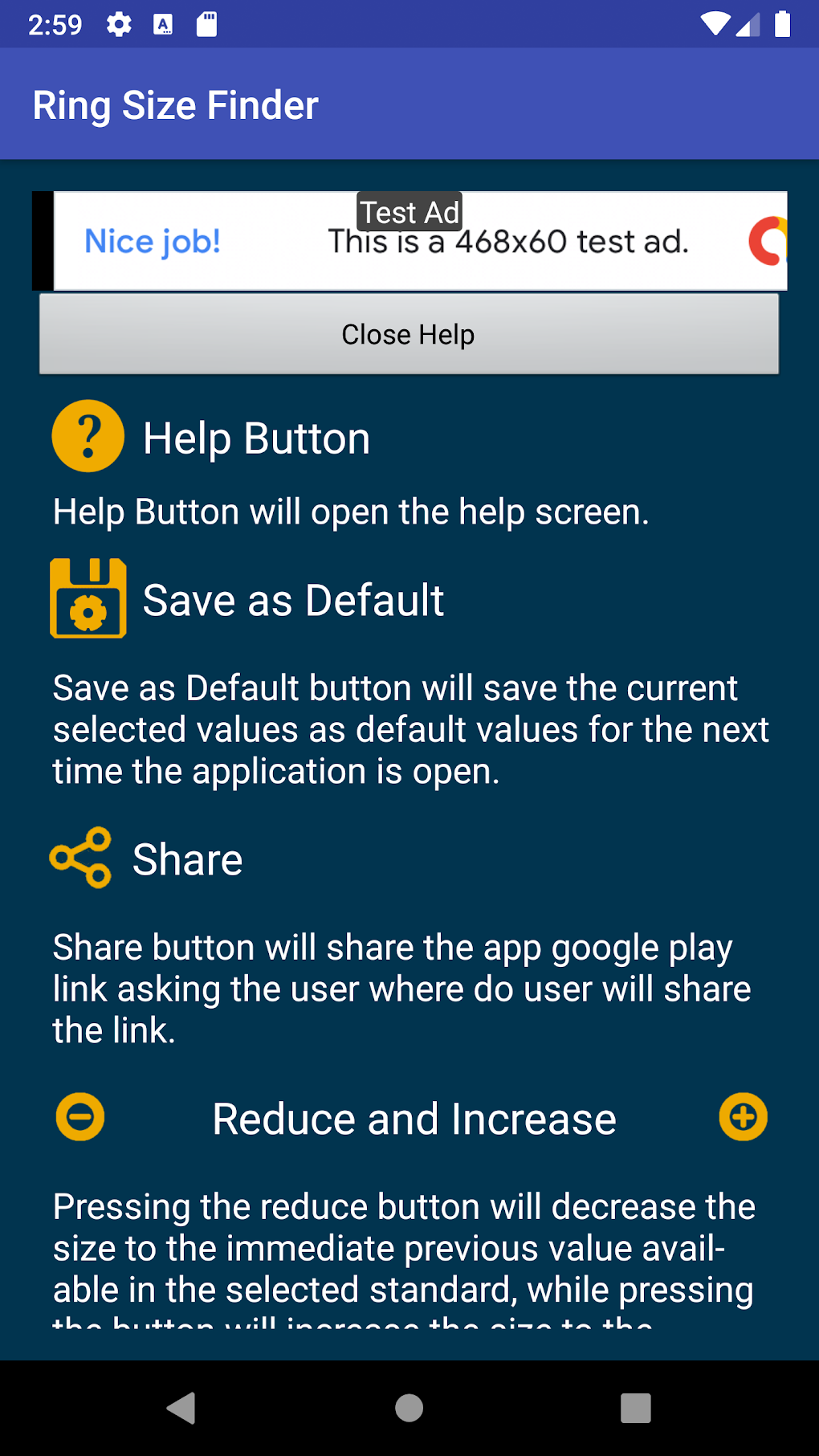 Ring Sizer App