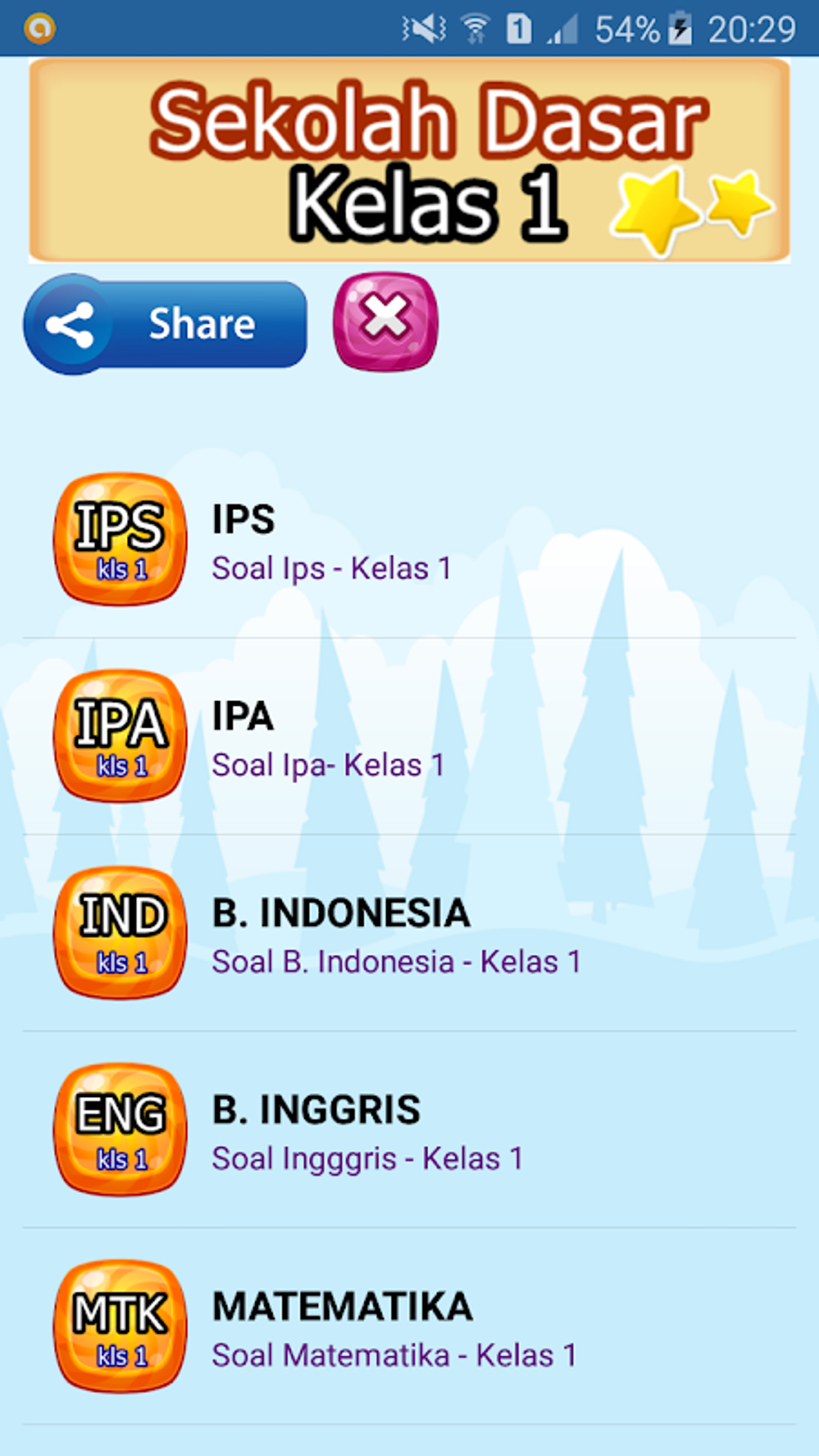 soal ujian kelas 1 sd tema 2