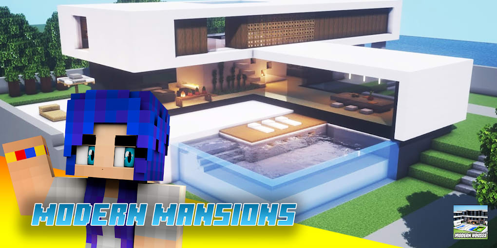 Modern House Maps for Minecraft PE - MCPE Mansions for Android - Download