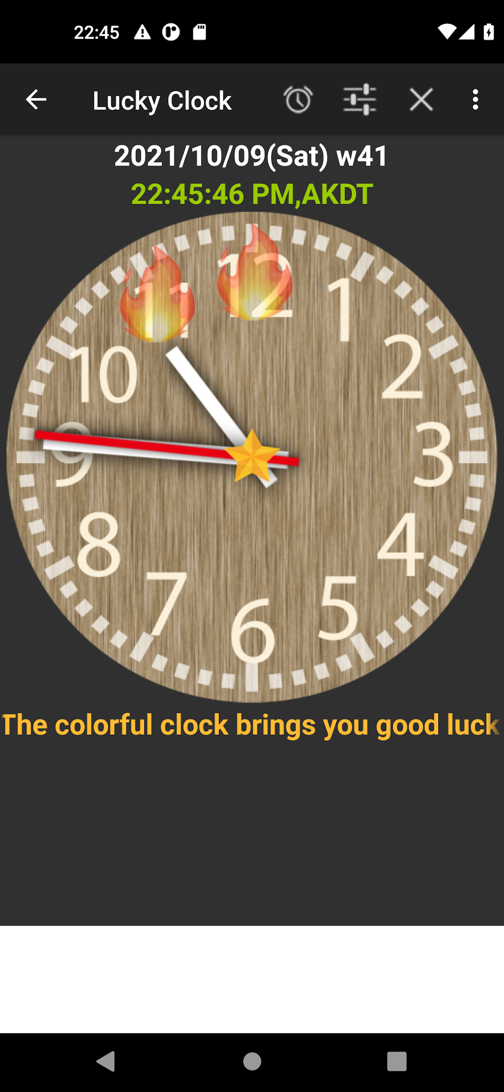 Rainbow Clock with second hand для Android — Скачать