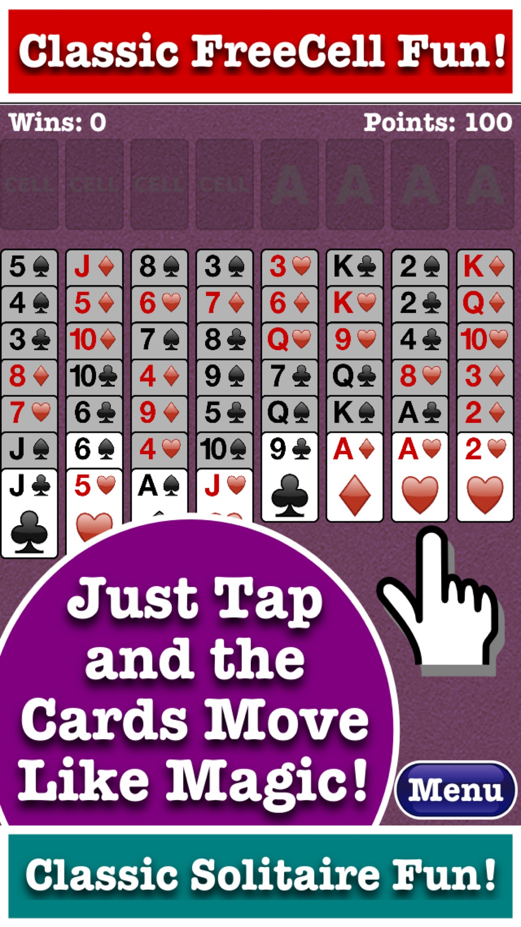 Totally FreeCell Solitaire For IPhone 