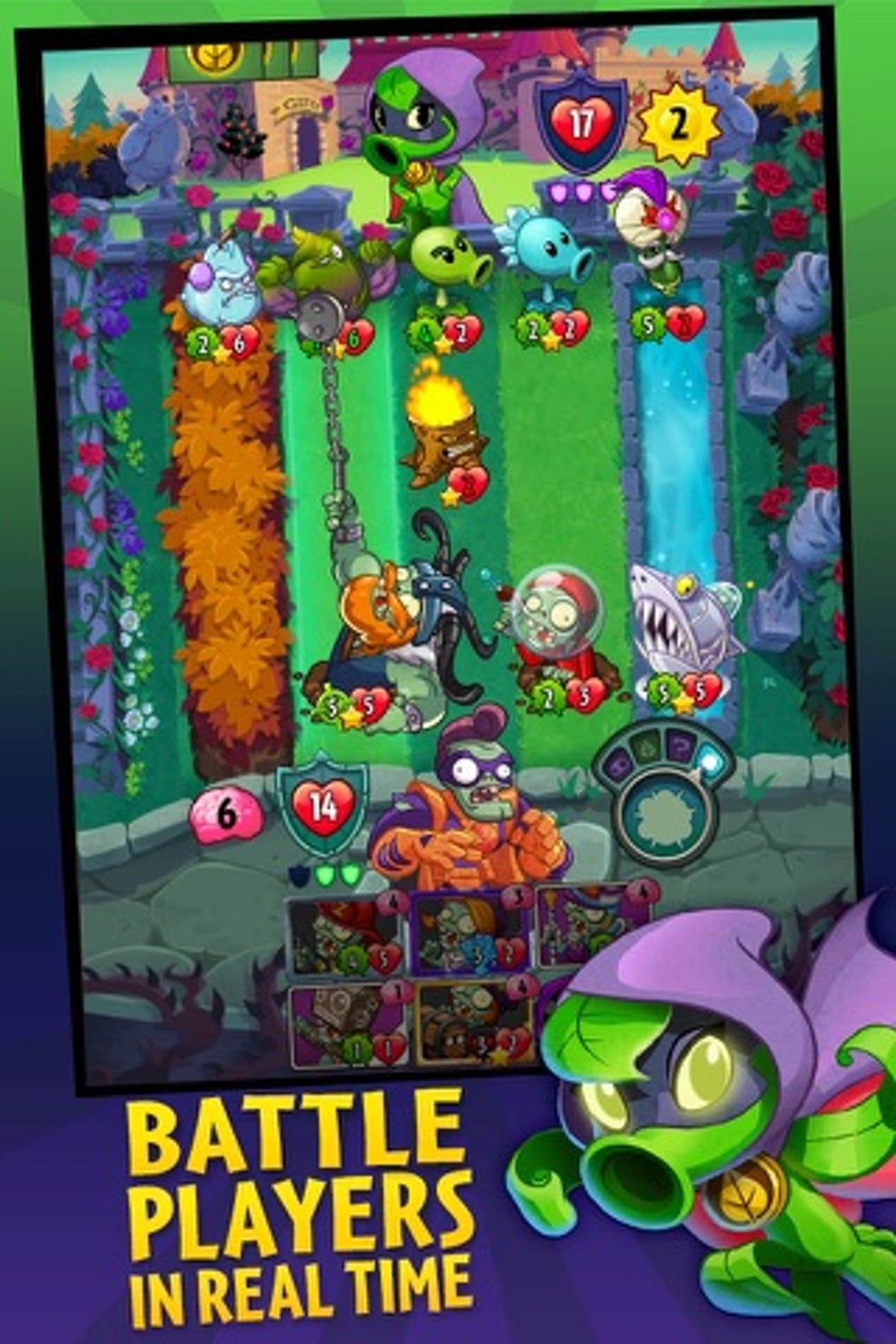 Plants vs. Zombies Heroes для iPhone — Скачать