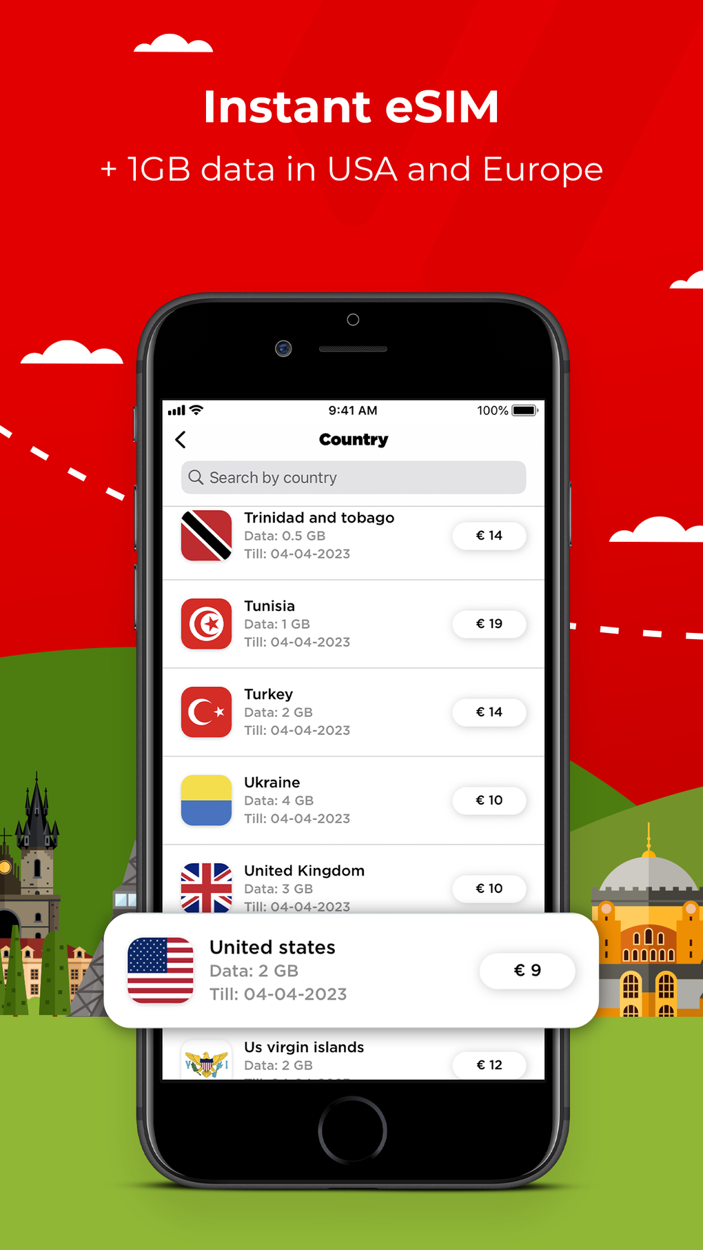 USIMS: Internet eSim Card for iPhone - Download