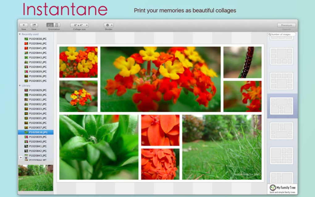 Instantane Printable Collage Maker For Mac Download