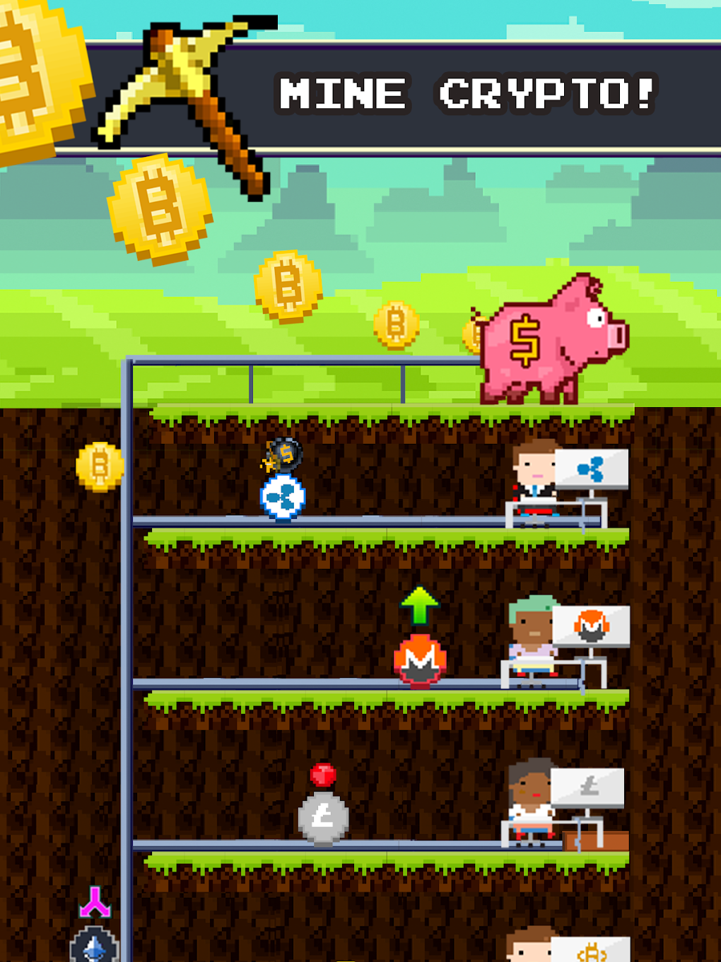 Free mining game  Crypto Idle Miner