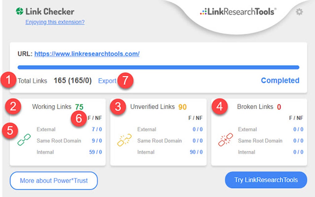 A href backlink Checker.