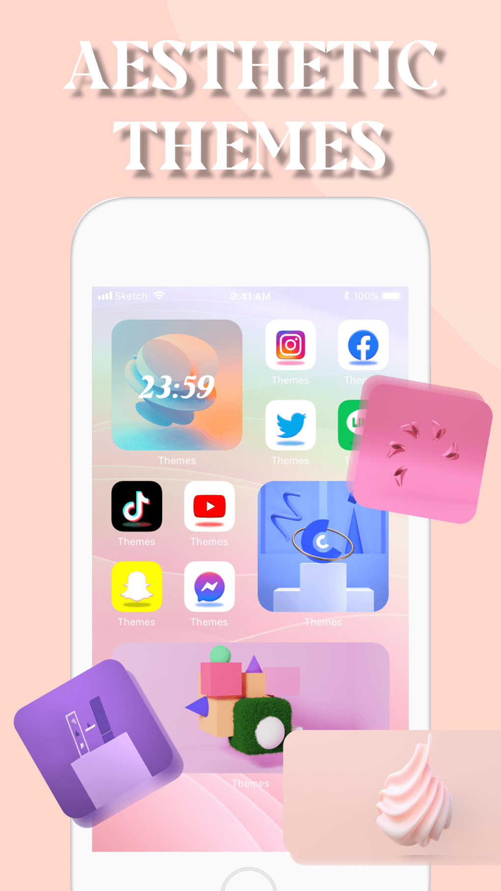 Themes: Color Widgets Icons para iPhone - Descargar
