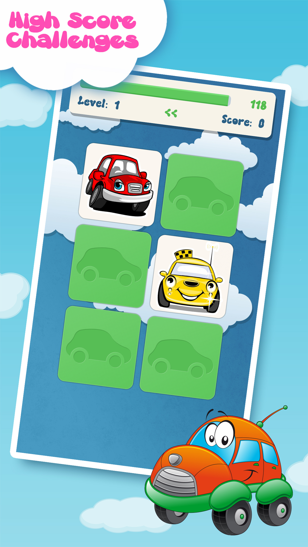 Matching family game Cars para iPhone Download