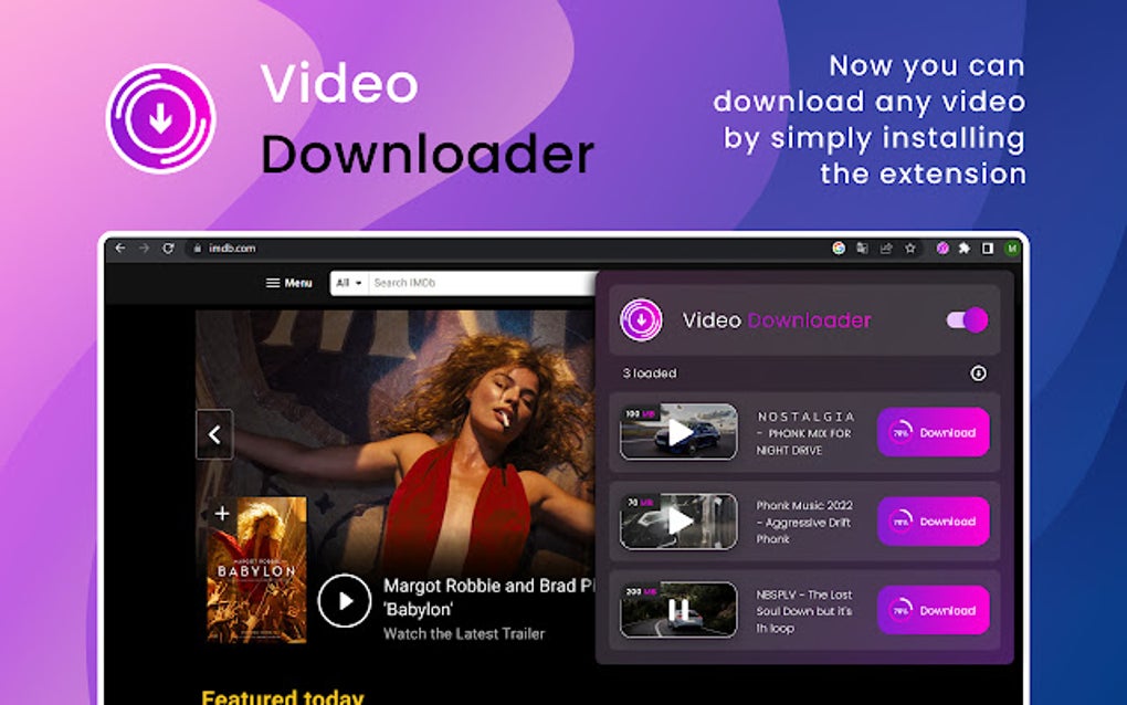 Video Downloader for Google Chrome - Extension Download