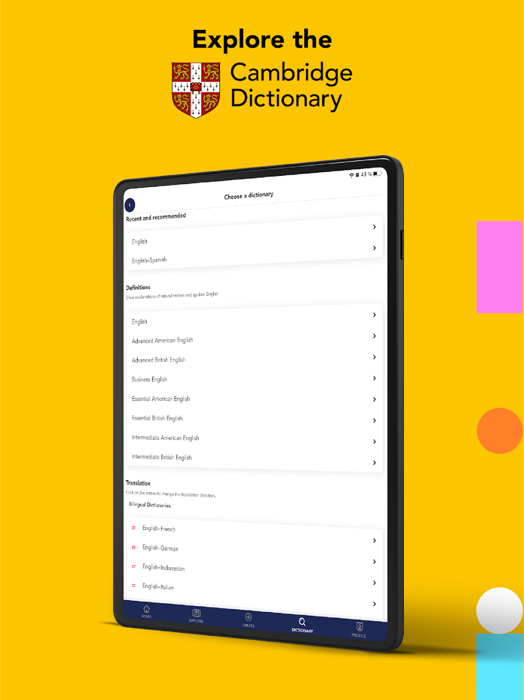 Cambridge Dictionary Plus Android 
