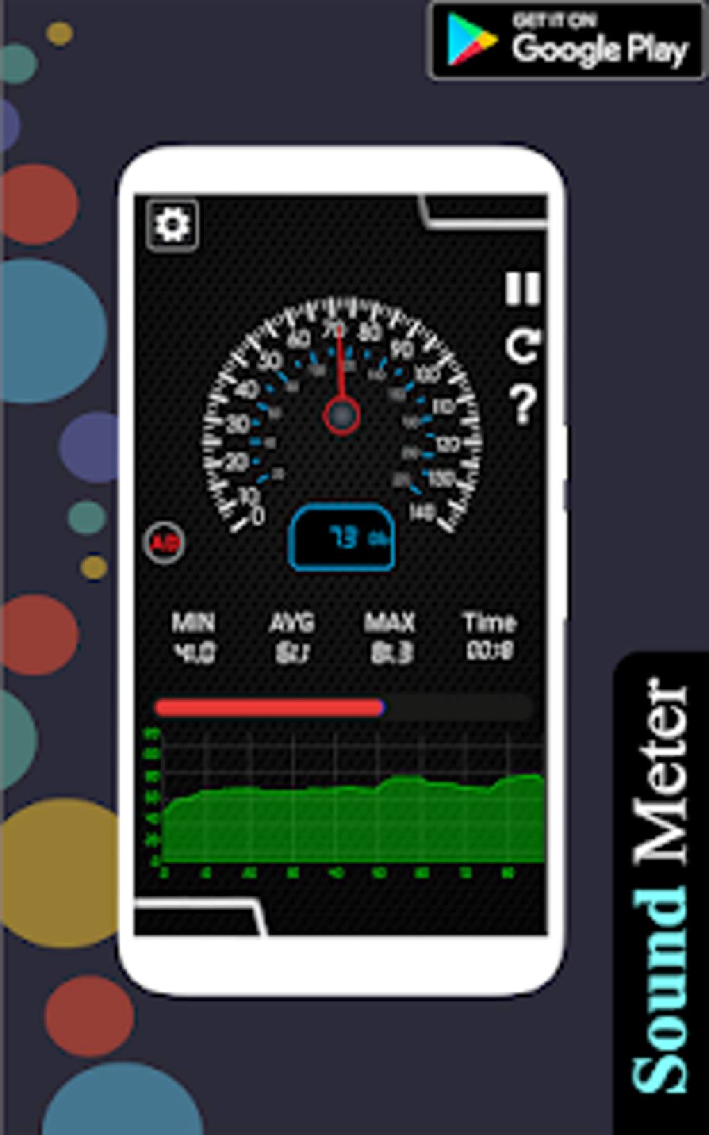 Android 용 Sound Meter and Sound pressure - 다운로드