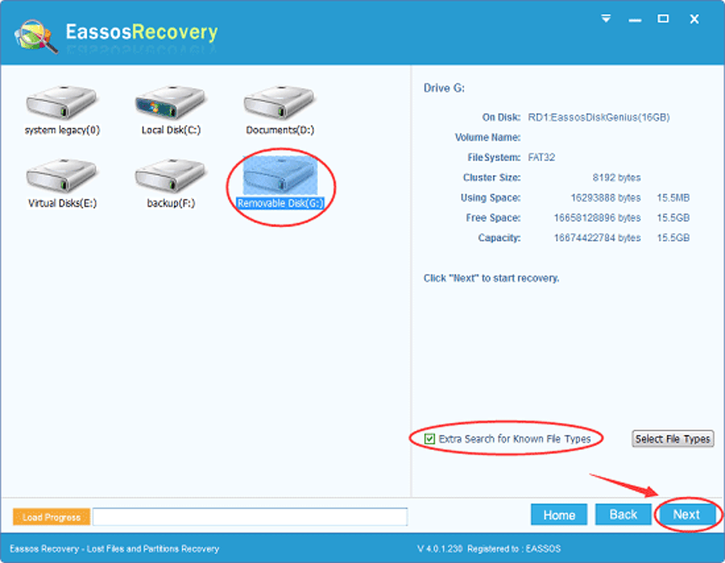 Eassos Recovery Free — Скачать