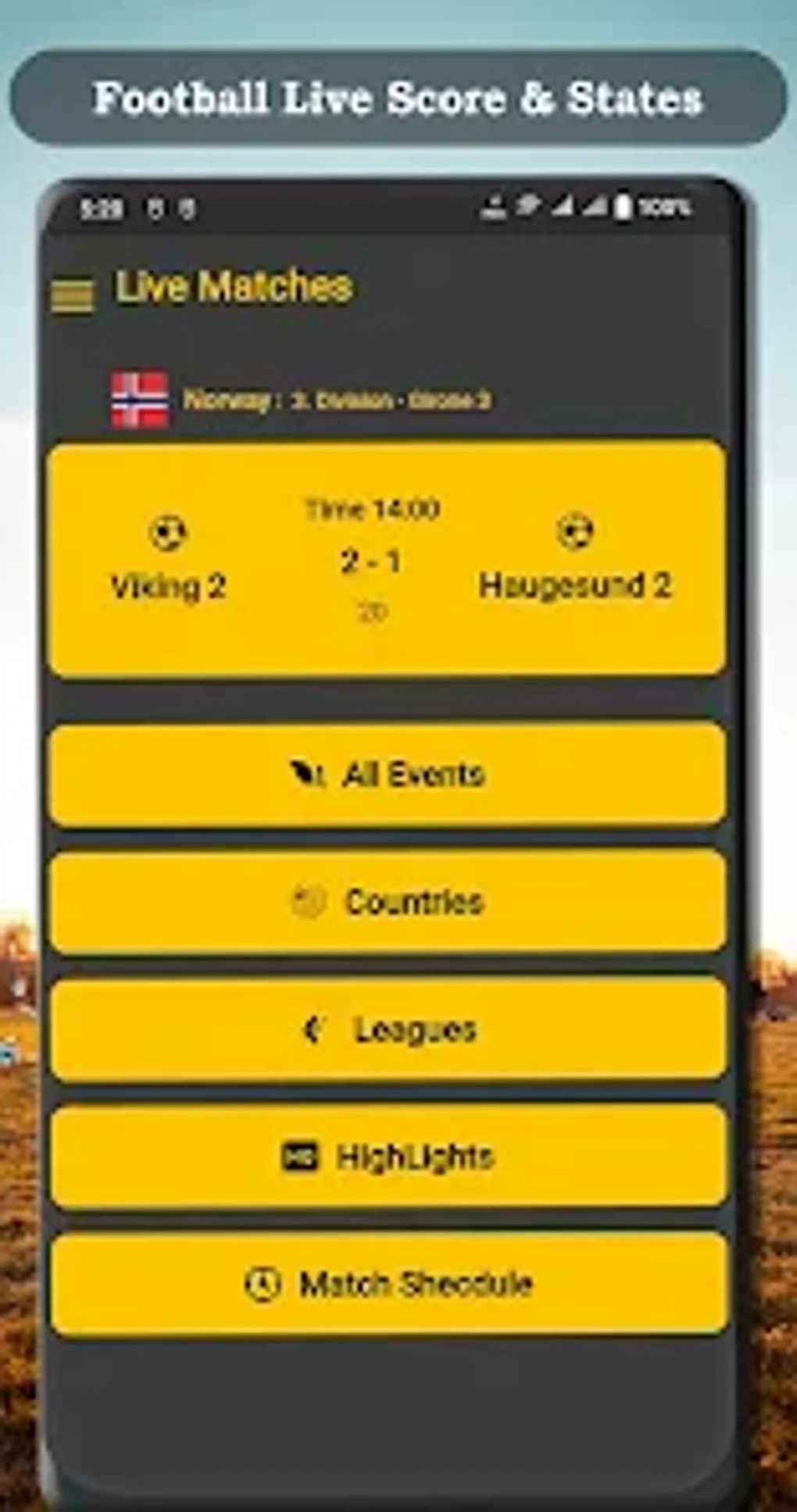 Live Football Goals Scores para Android Download