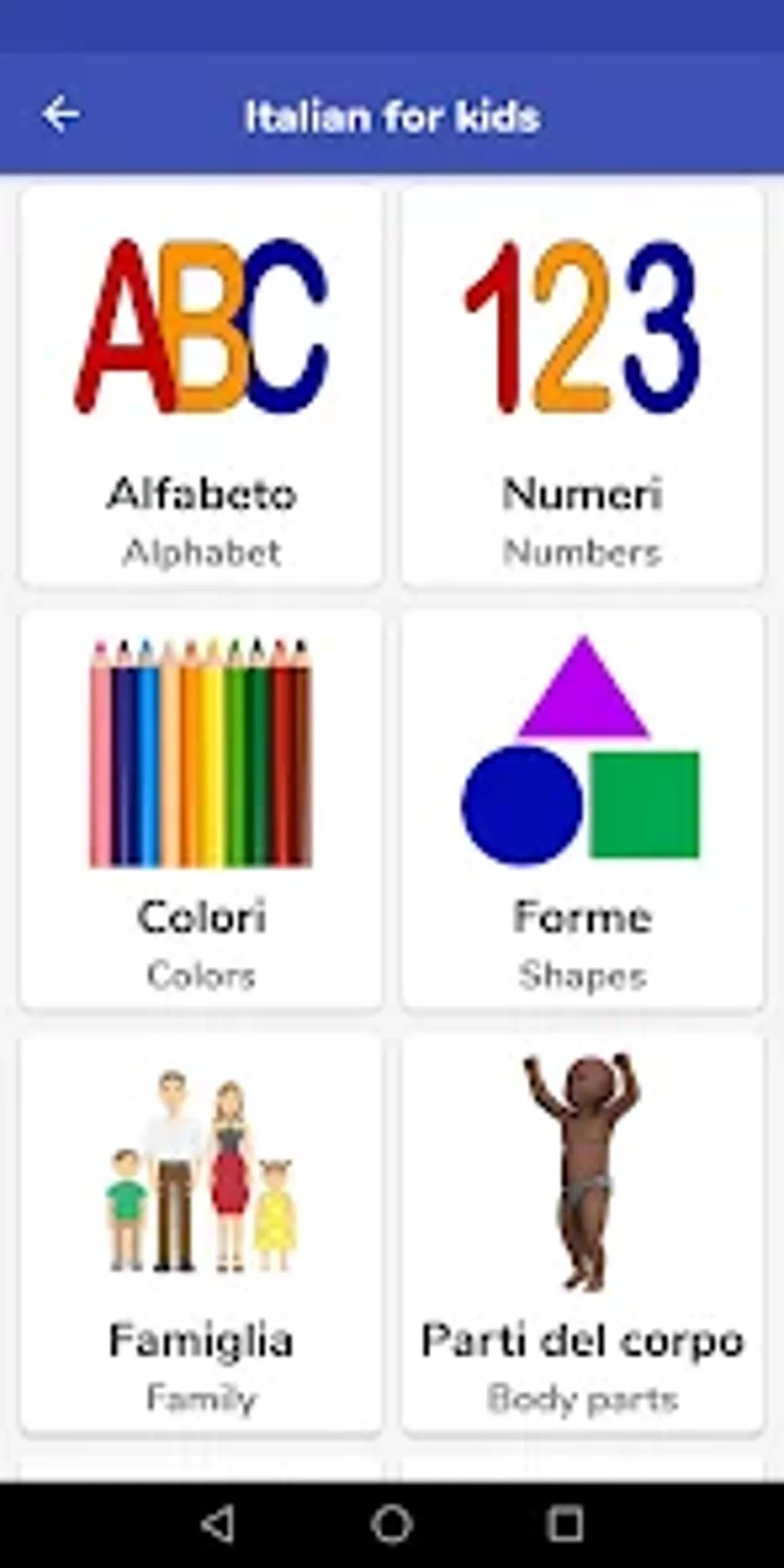 Colors in italian  learn italian for kids 