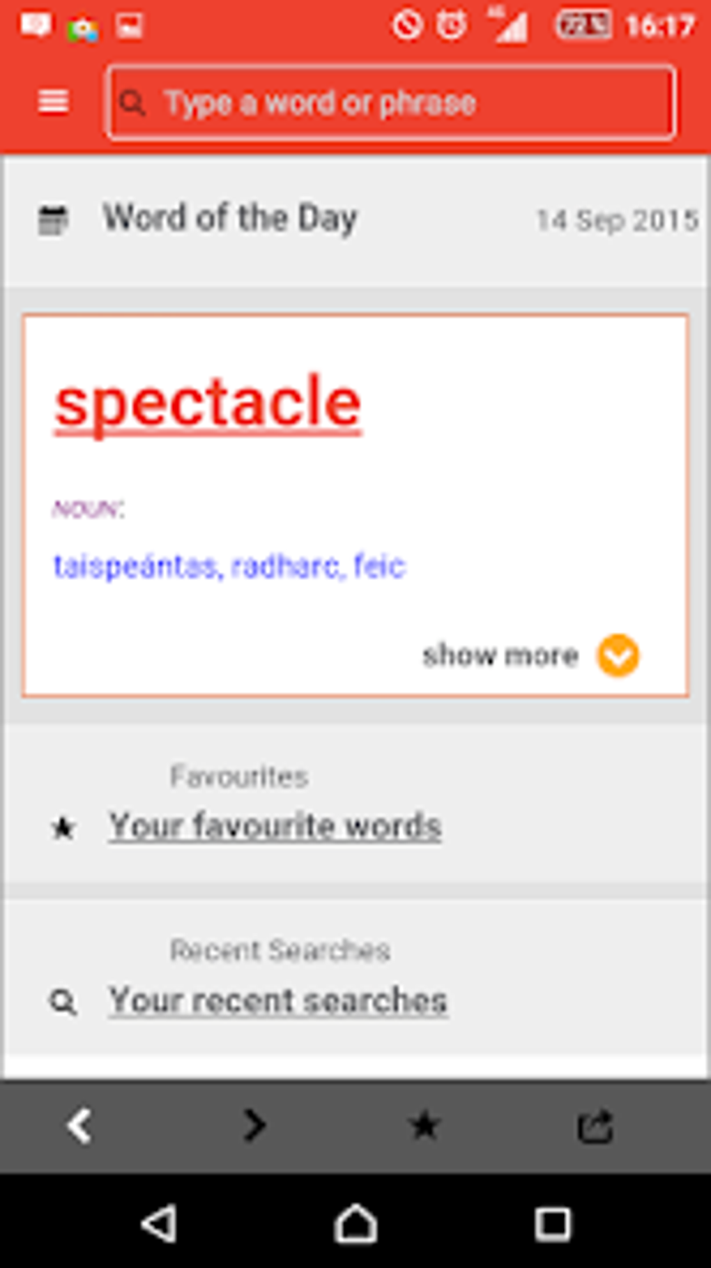 New EnglishIrish Dictionary for Android Download