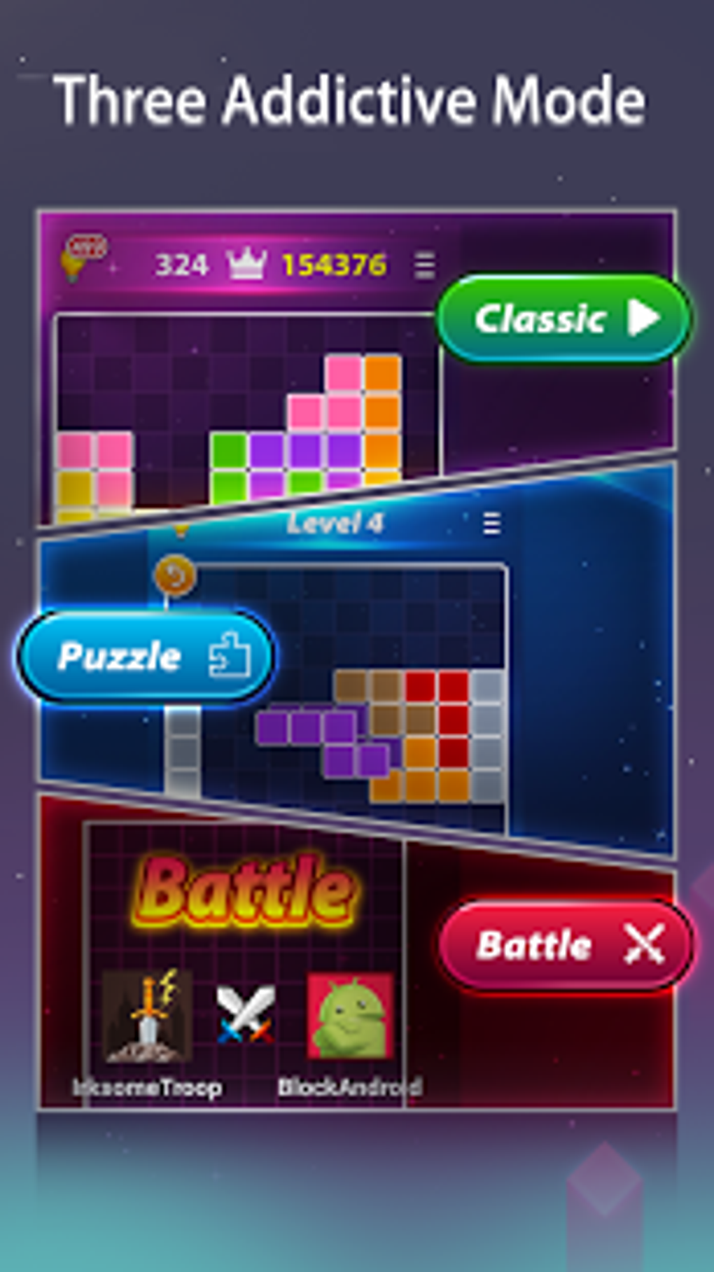 Block Puzzle 1010 - Let download block legend puzzle game immediately to  stack the block bricks breaker to have the most interesting moments.  Introduce the block classic puzzle game with friends to